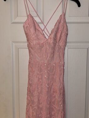 dusty pink embroidered lace detail plunge bodycon dress Windsor for Sale up to 90% Off: Poshmark removerestockedau formal galas Wedding Dress 2026 A-line Maxi dress Size:US 6 / UK 10 / EU 36